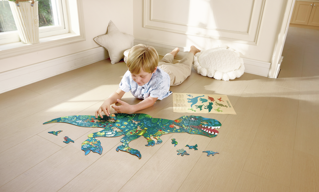 Hape Glowing Dinosaur Puzzle 202 pieces