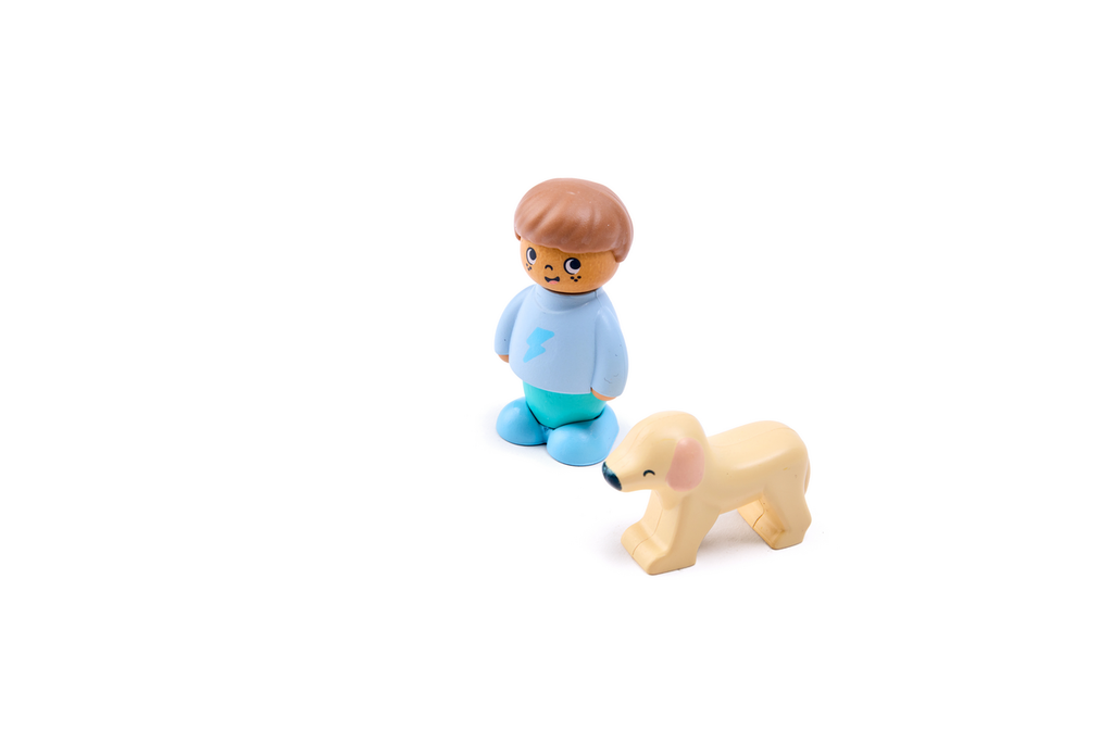 Hape Libro y Muñecos - Hapeland Dogs New Friend