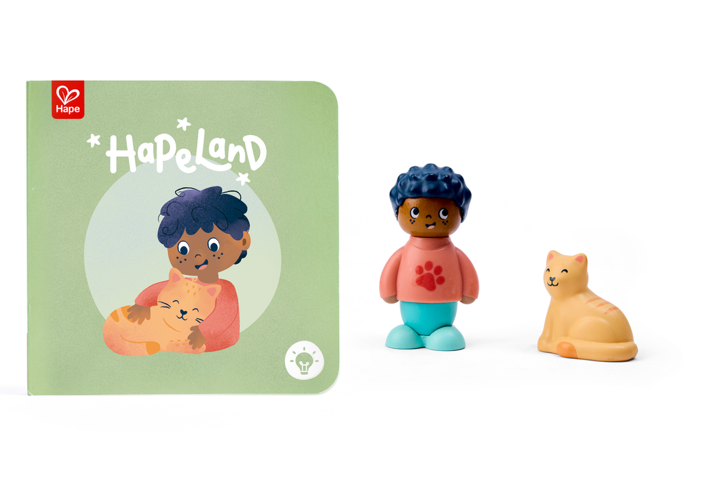 Hape Livro e Bonecos - Hapeland Cat´s Secret