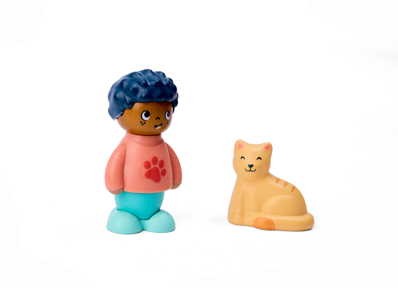 Hape Livro e Bonecos - Hapeland Cat´s Secret