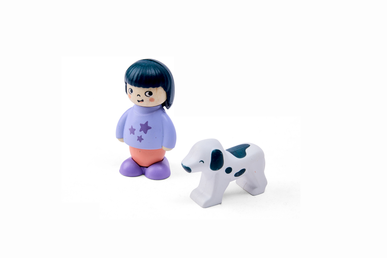 Hape Libro y Muñecos - Hapeland Dog´s Surprise