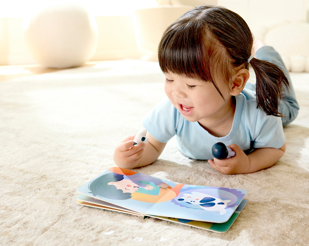Hape Libro y Muñecos - Hapeland Dog´s Surprise