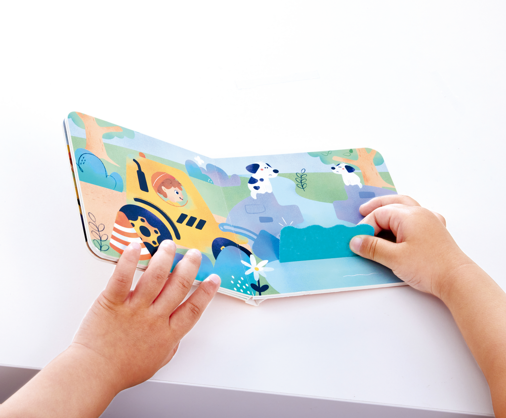 Hape Veículo Construção e livro