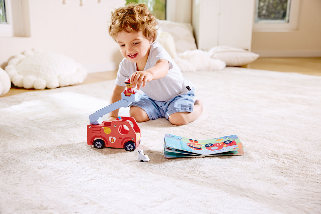 Hape Fire Engine and Musical Book