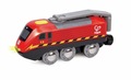 Hape Comboio de carrinhos magnético - Locomotora à manivela