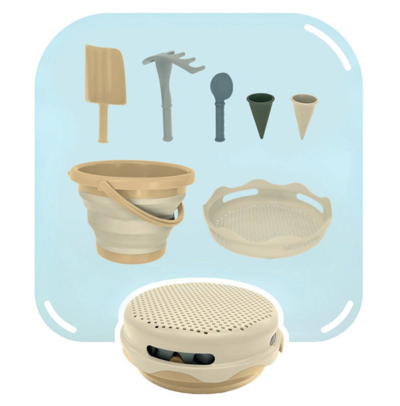Compactoys - Conjunto de Brinquedos de Praia Compacto 7 em 1