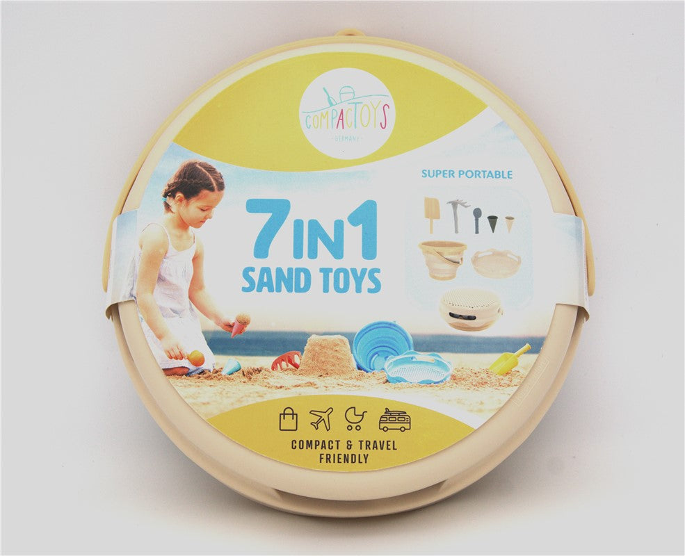 Compactoys - Conjunto de Brinquedos de Praia Compacto 7 em 1