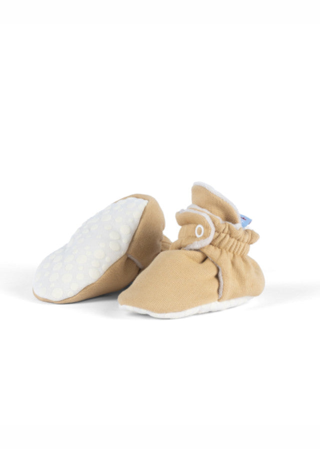 Zás Trás | Fluffy Baby Bootie Slippers - Chocolate Tiramisu