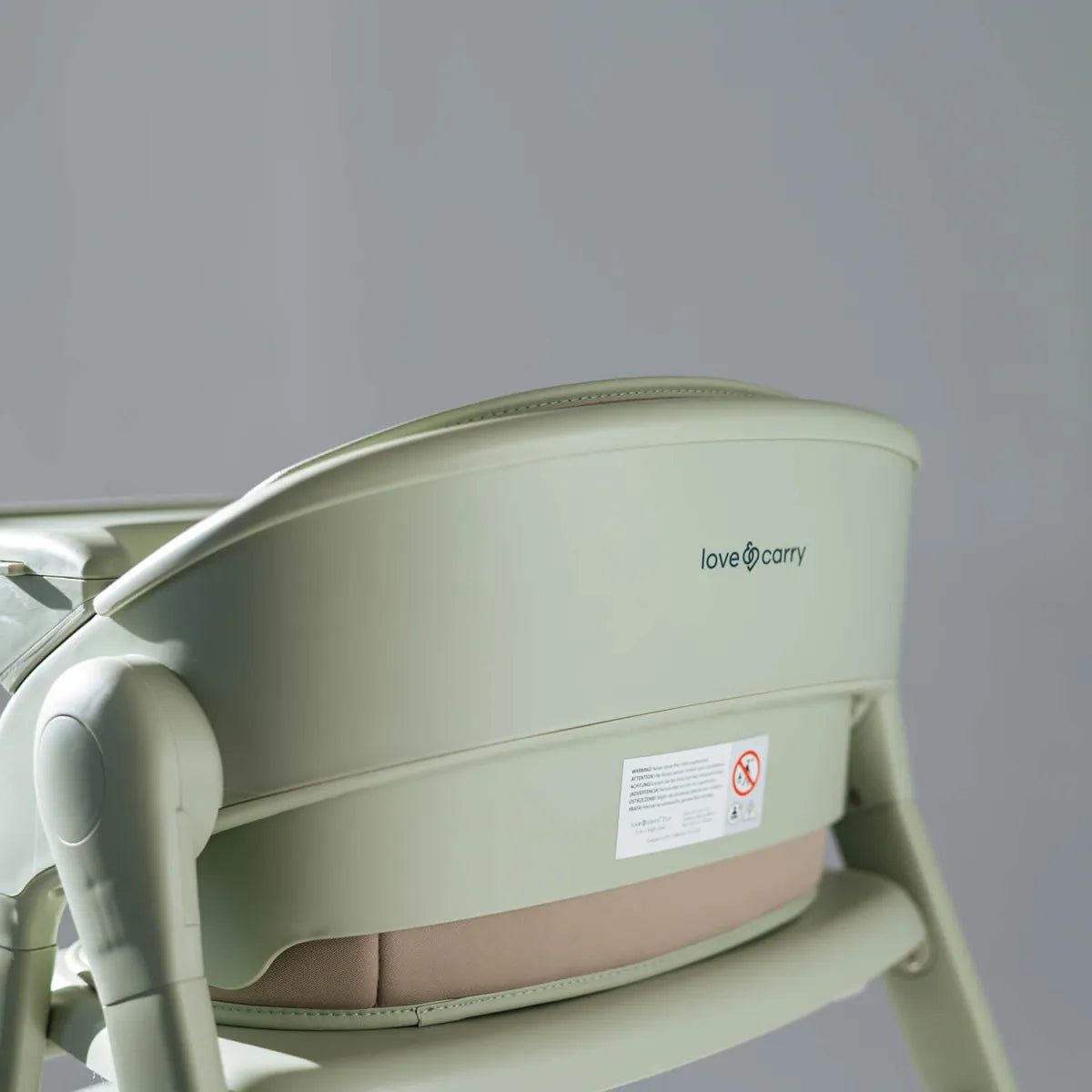 Cadeira de refeição Evolutiva 3-em-1 Love & Carry Flex (Branca & Menta)