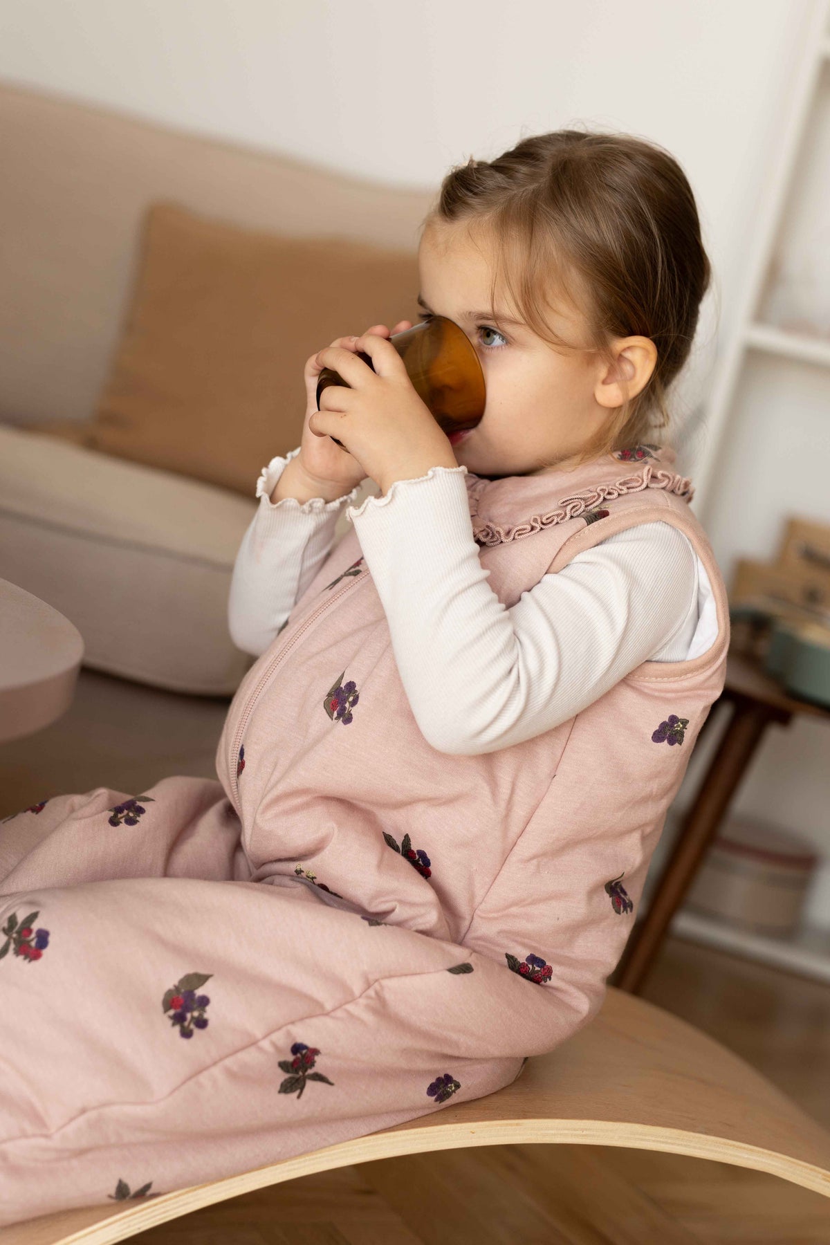 MolisandCo TOG 2.5 Saco de dormir com pés Winter Flowers