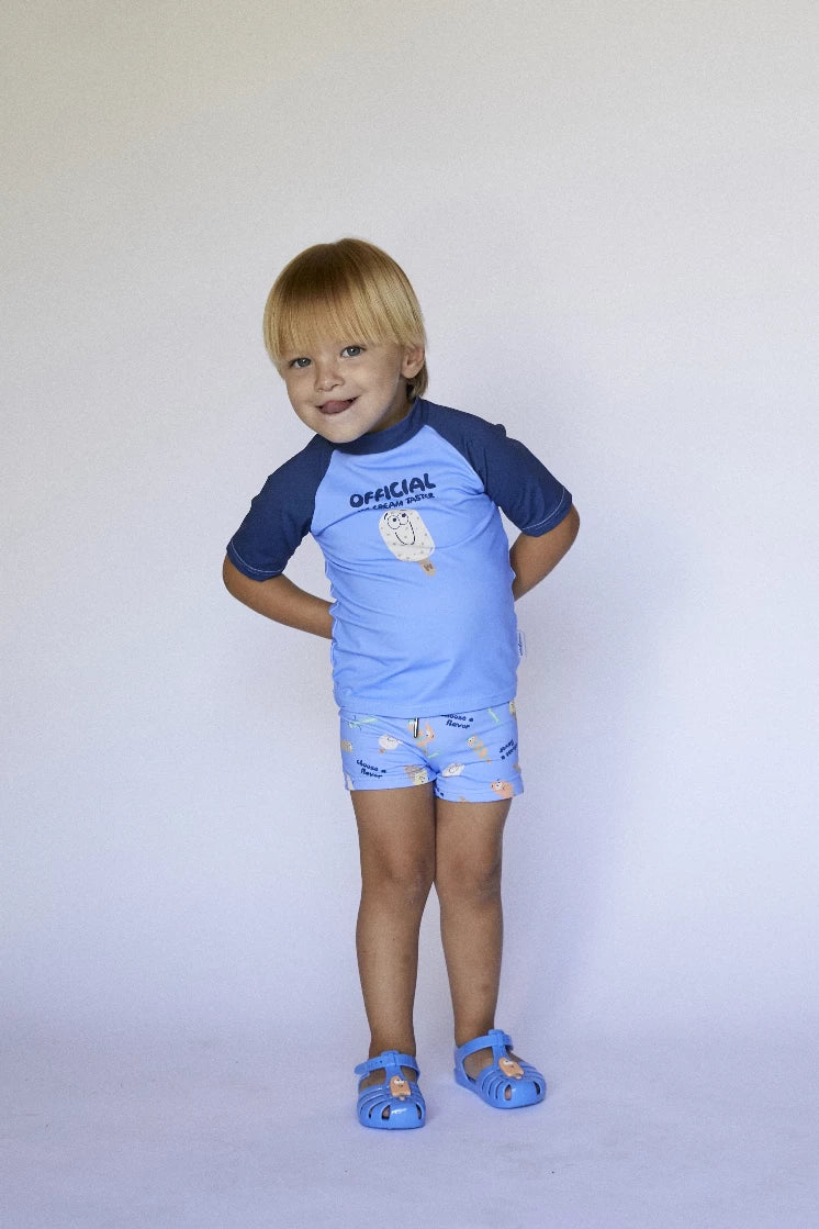 Waterlemon Camisola Praia/Piscina UV Gelados Azul