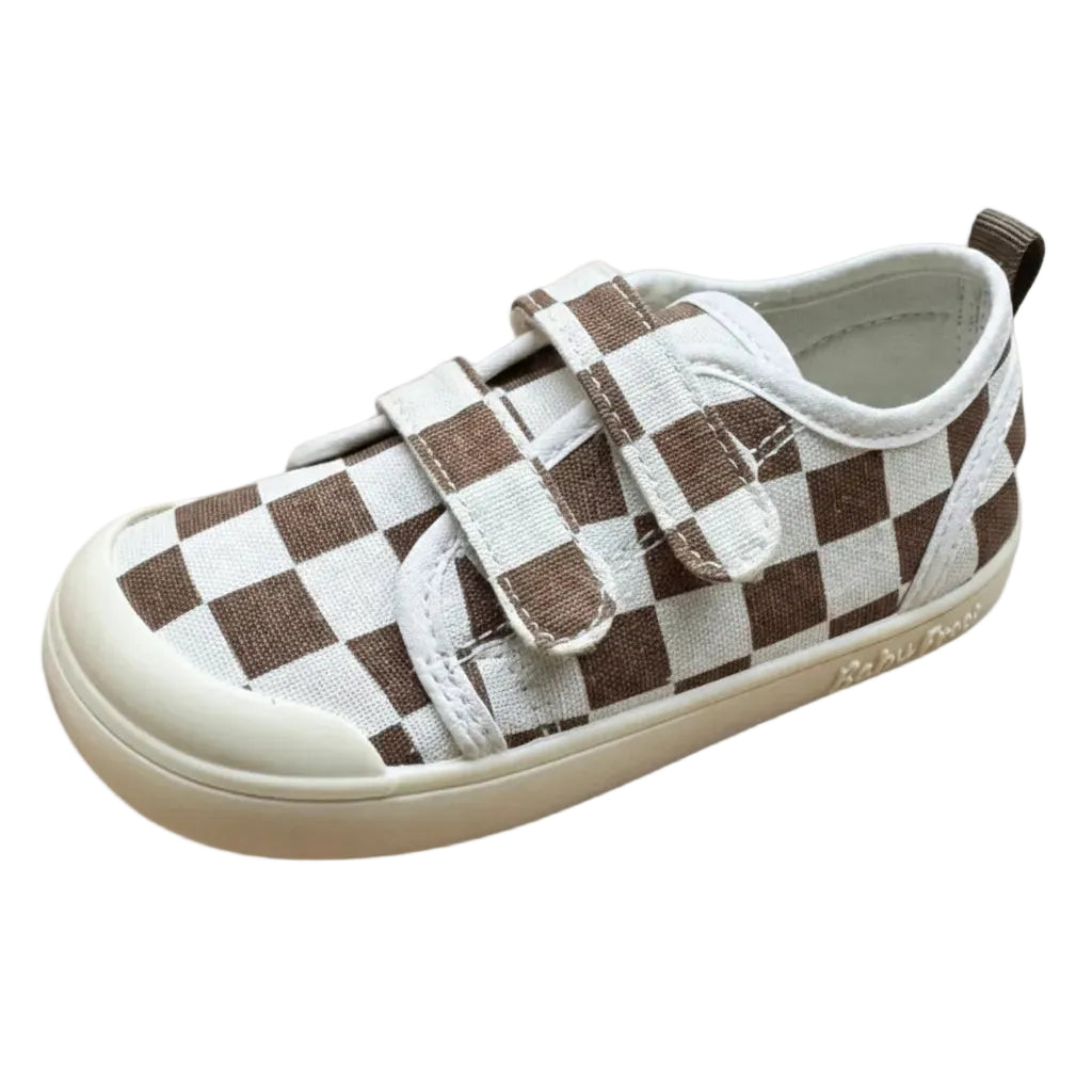 BabyFree Barefoot Sapatilha Lona Marron