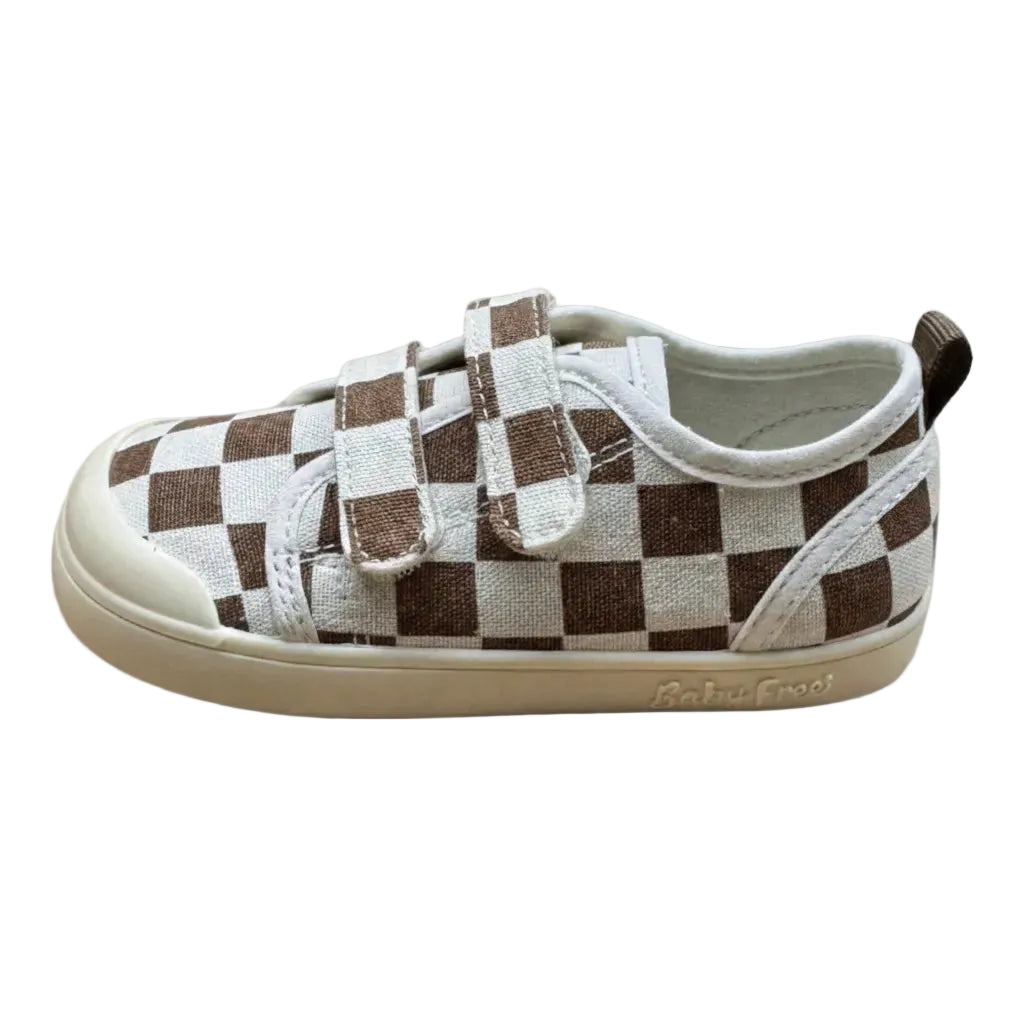 BabyFree Barefoot Sapatilha Lona Marron
