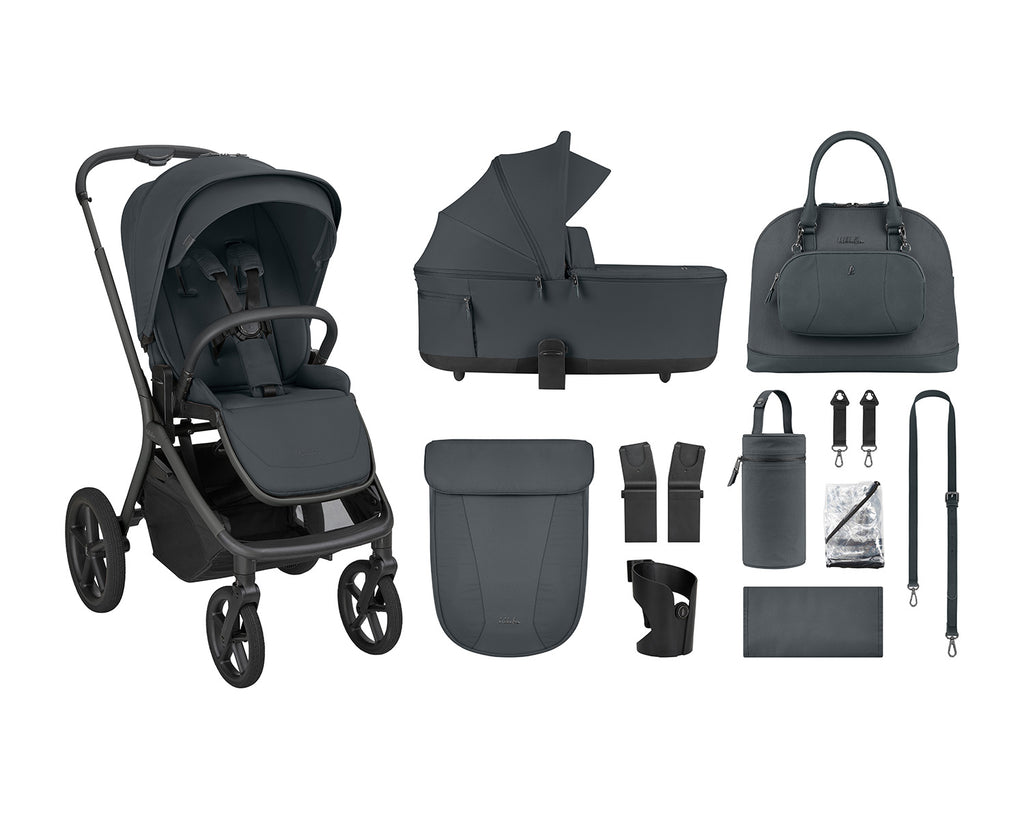 Goya Platinum: Carrinho de Passeio 2 em 1 KikkaBoo (até 22kg)