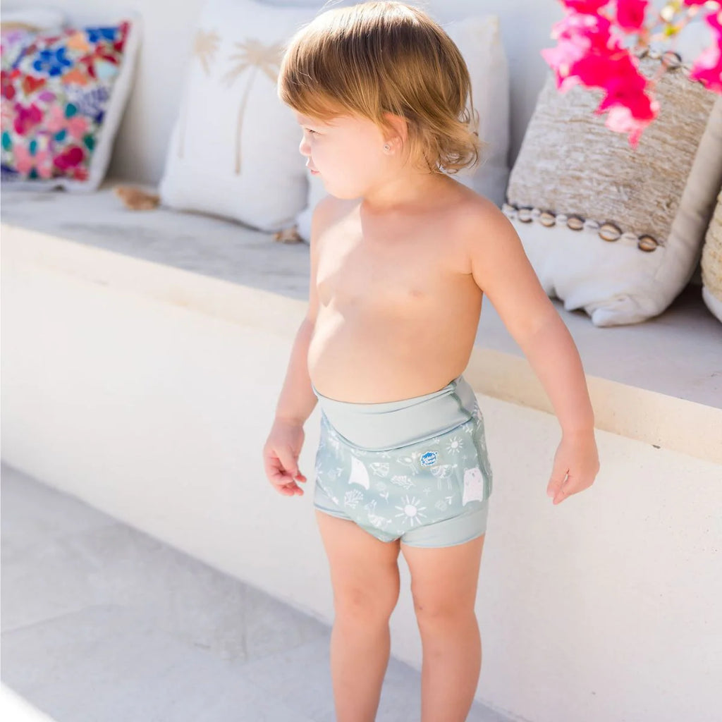 Splash About - Fralda / Cueca Reutilizável Praia/ Piscina Happy Nappy Sunny Bear