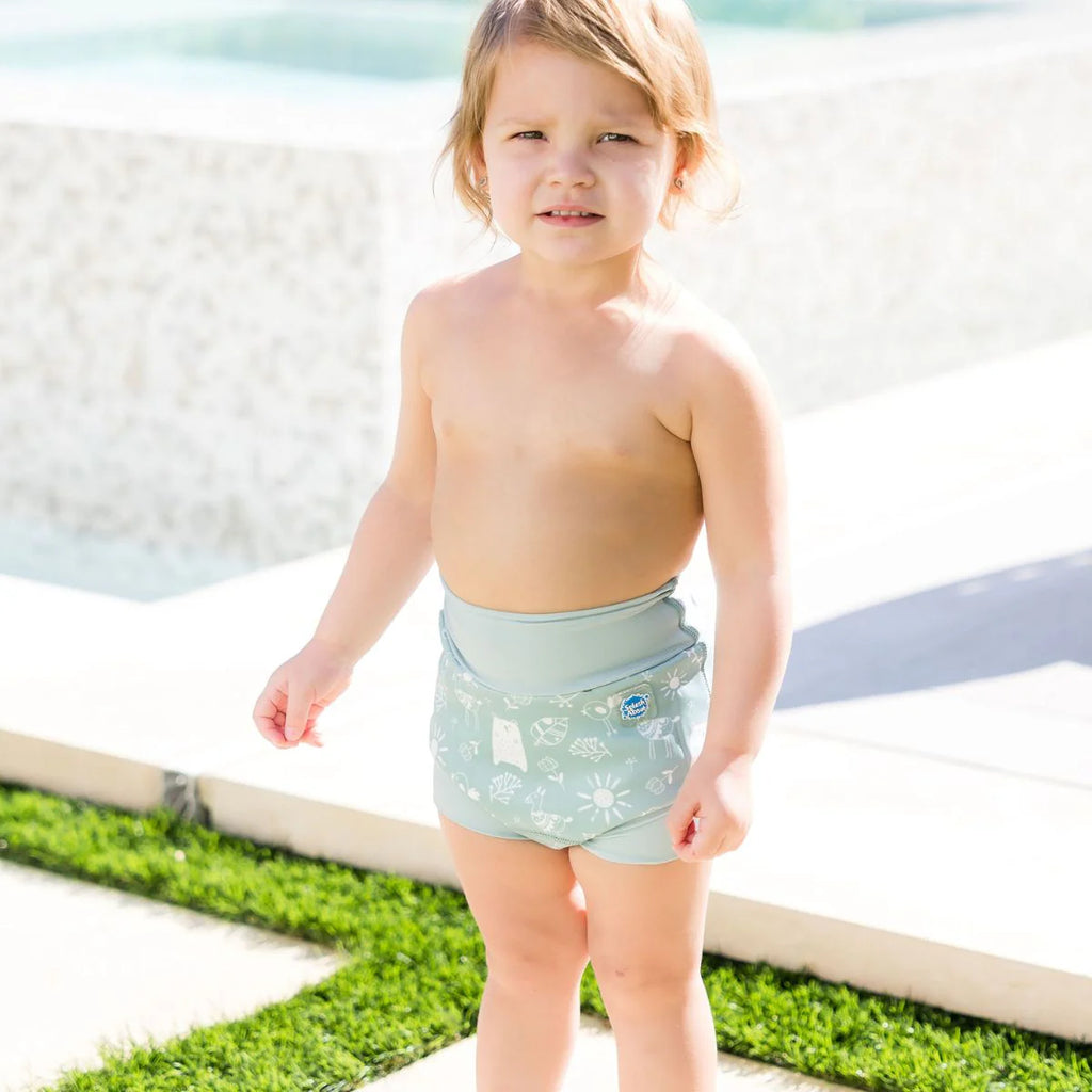 Splash About - Fralda / Cueca Reutilizável Praia/ Piscina Happy Nappy Sunny Bear