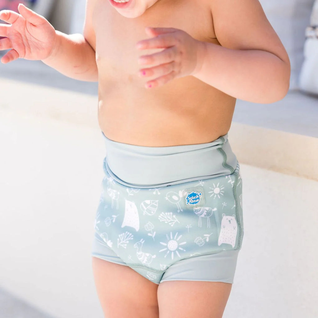 Splash About - Fralda / Cueca Reutilizável Praia/ Piscina Happy Nappy Sunny Bear