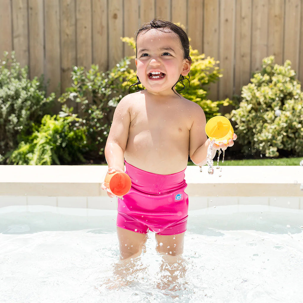 Splash About - Happy Nappy Hot Pink Reusable Beach/Pool Swim Nappy