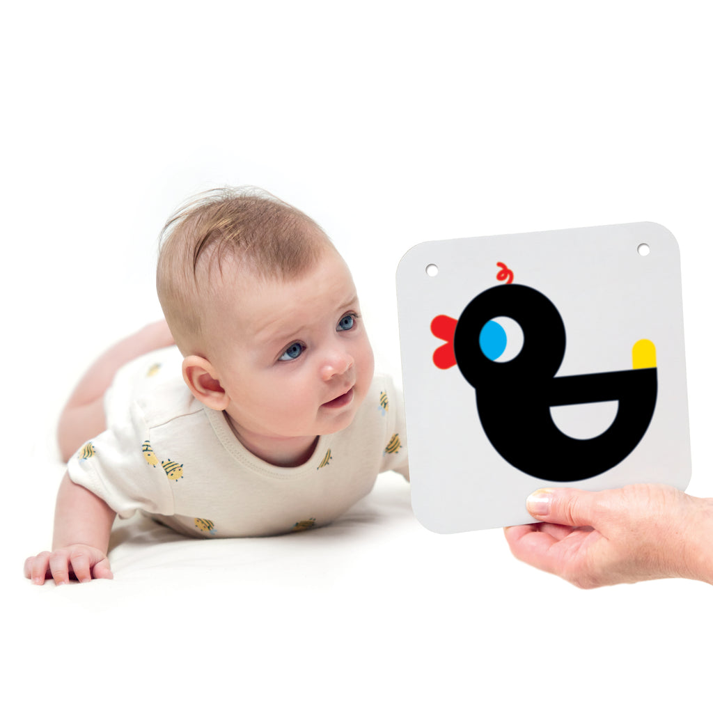 Banana Panda High Contrast Cards 24 units (0 and 3 months+)