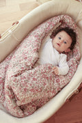 Saco para alcofa de inverno MolisandCo no padrão Winter Commelina, para carrinho de passeio