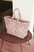 Shopper bag MolisandCo Winter Commelina em algodão macio e resistente, com asas largas, saco espaçoso para o dia a dia