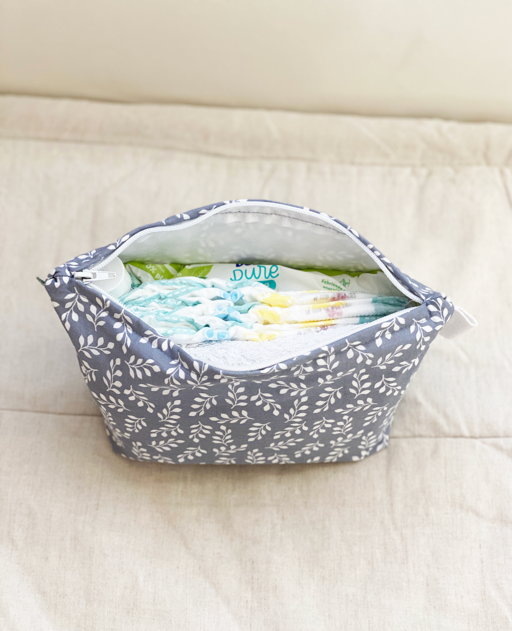MolisandCo Necessaire Blue Garden