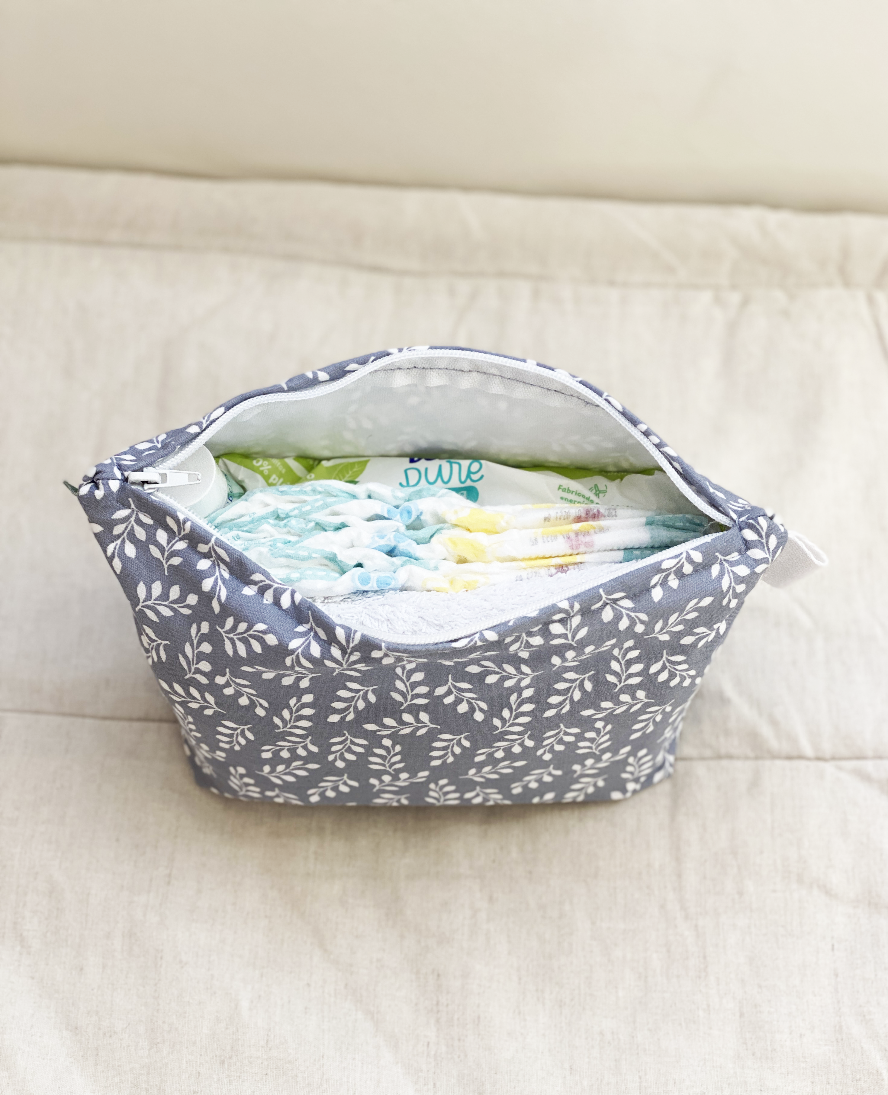 MolisandCo Necessaire Blue Garden