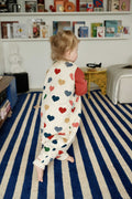 MolisandCo TOG 2.5 Saco de dormir com pés Hearts