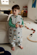 MolisandCo TOG 2.5 Saco de dormir com pés Tiny Trains