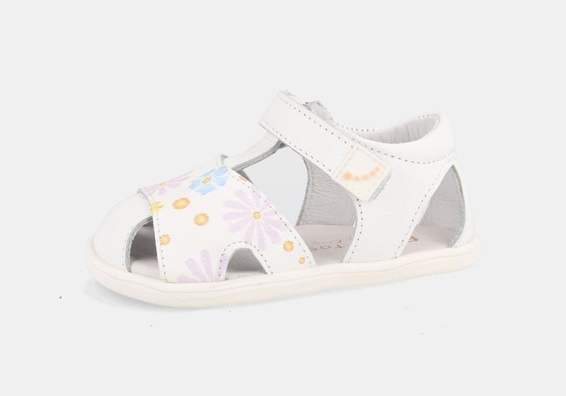 Blanditos by Crio´s - Sandálias Minimalista Java Flower White