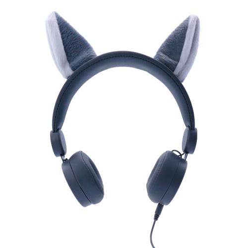 KidyWolf Wired Headphones Lobo