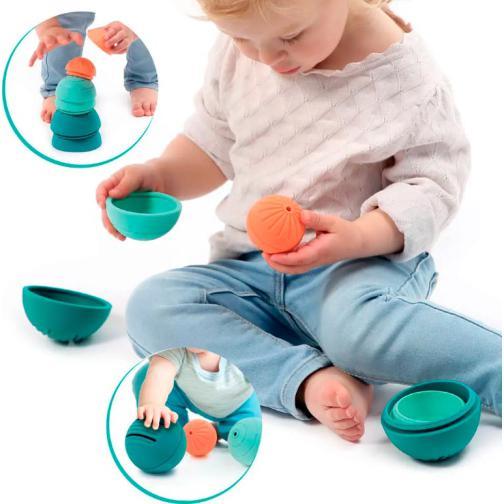 LUDI Ball-in-ball – 3 Bolas para Encajar