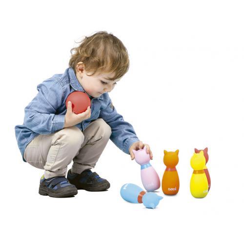 Ludi Soft Plastic Bowling Game - Kittens