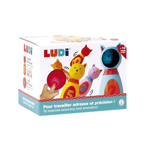 Ludi Soft Plastic Bowling Game - Kittens