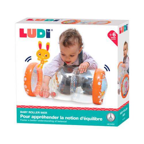Ludi Inflatable Sensory Activity Roller - Sea