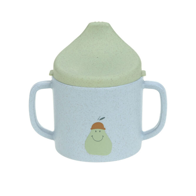 Lassig Sippy Cup Learning Cup with Handles Fruits Lemon