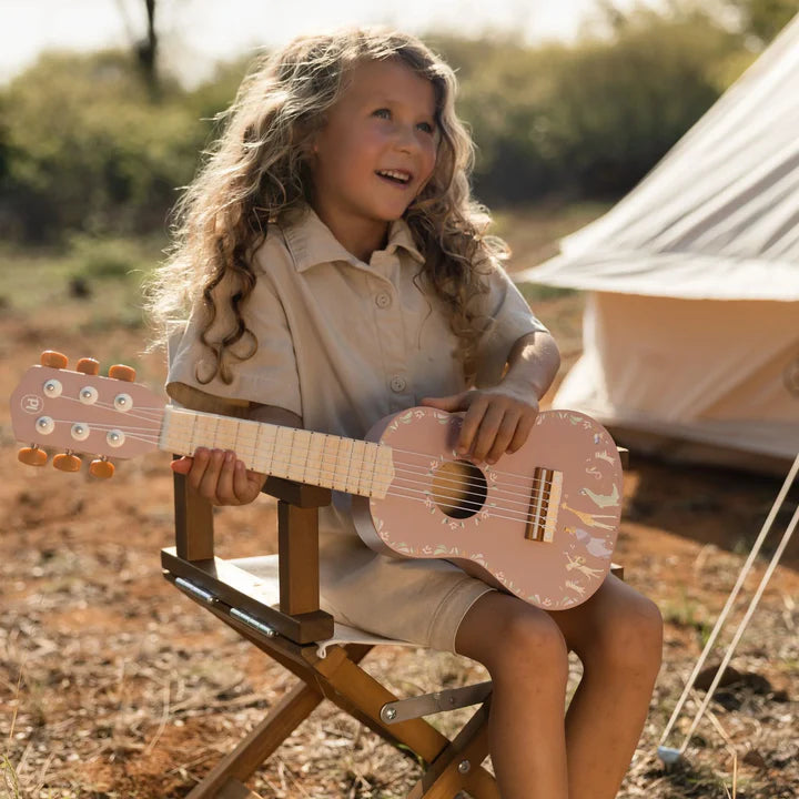 Guitarra Little Dutch Safari Friends - Rosa