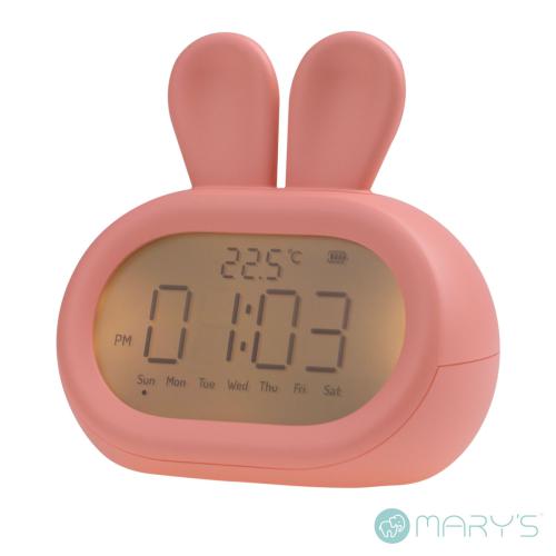 Mary's Pink Rabbit Alarm Clock