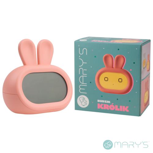 Mary's Pink Rabbit Alarm Clock