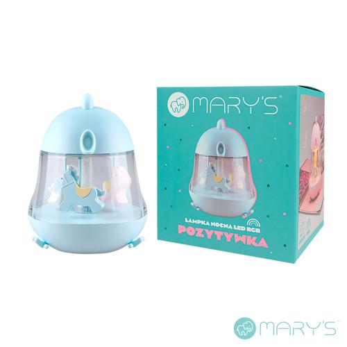 Mary's Pink Unicorn Music Box with LED Light