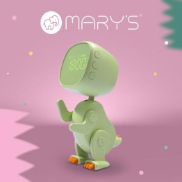 Mary´s Despertador Dinossauro Robot Verde