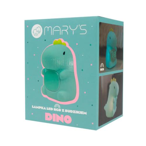 Mary´s Luz de Presença com Despertador Dinossauro