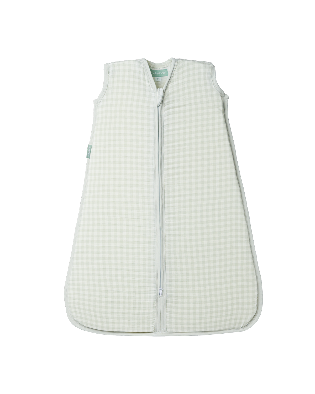 MolisandCo saco de dormir sem pés TOG 0.5 Bamboo muslin - Mercury
