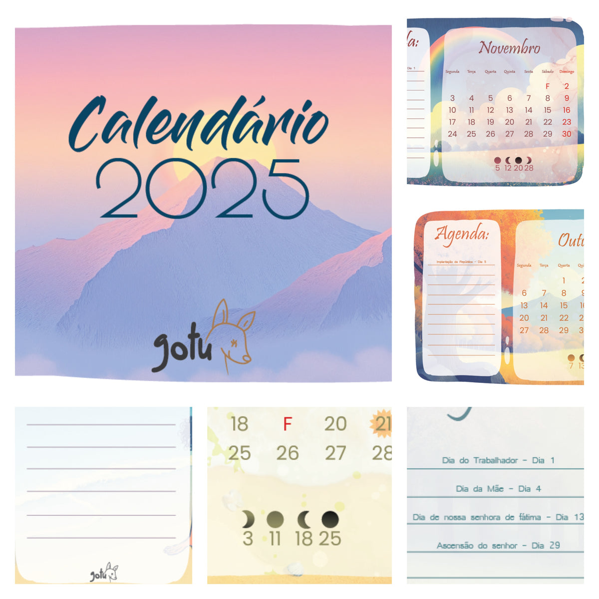 Ebook - Monthly Calendar