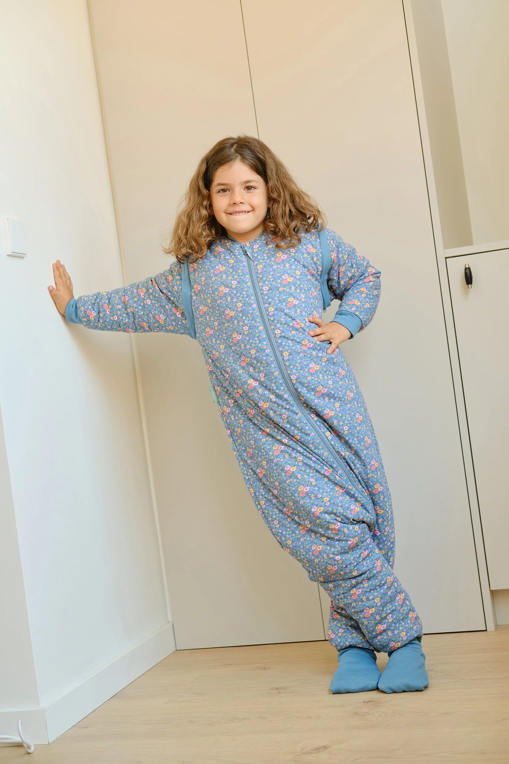 MolisandCo TOG 2.5 Saco de dormir com pés e mangas [Wild Orchid]