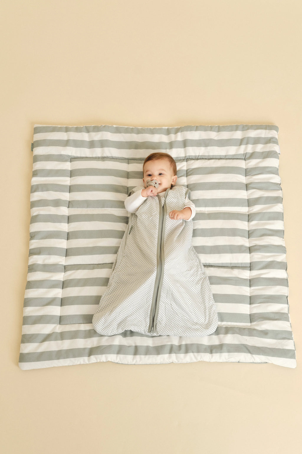 MolisandCo TOG 1.0 Saco de dormir sem pés [Vichy Green] * por encomenda