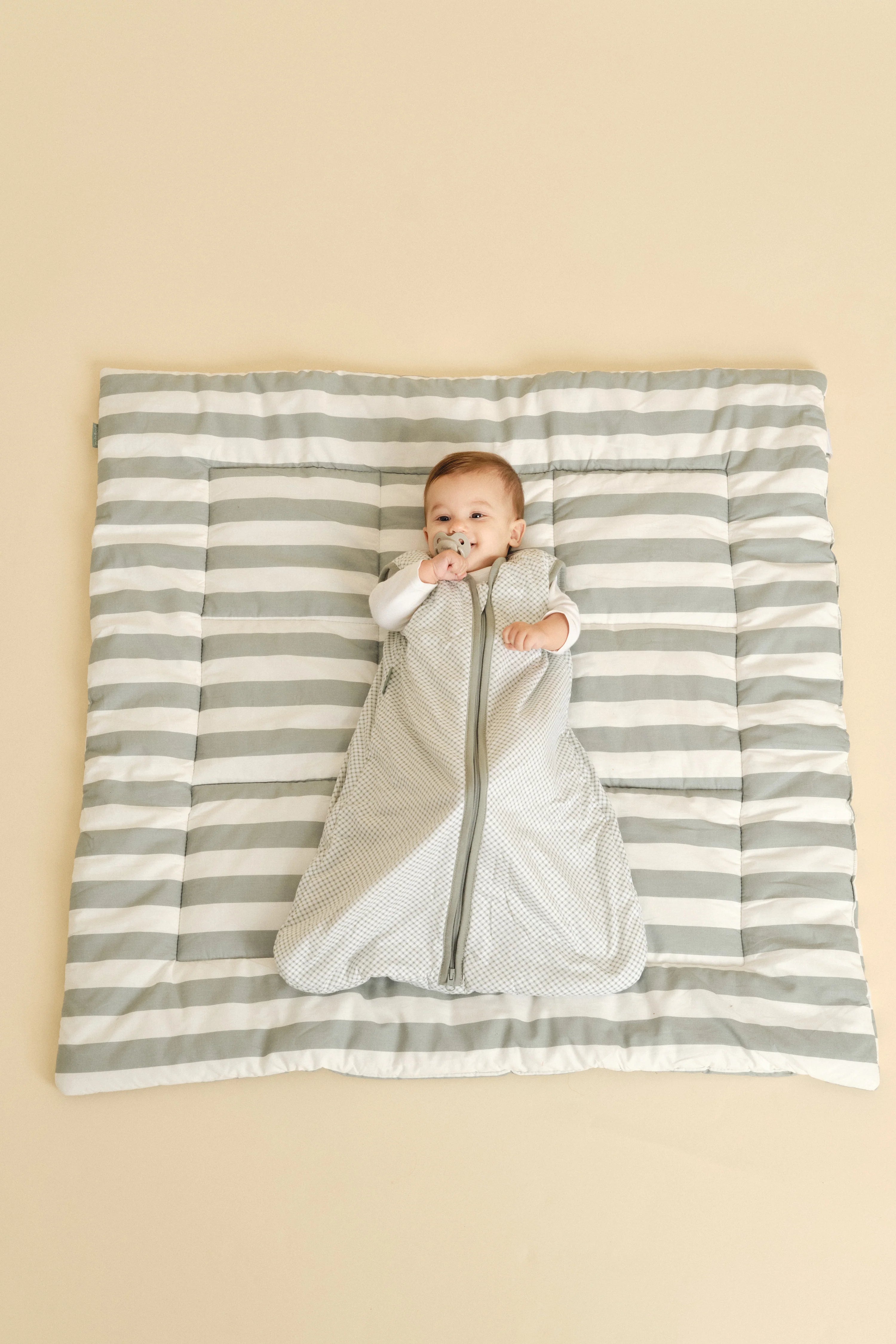 MolisandCo TOG 1.0 Saco de dormir sem pés [Vichy Green] * por encomenda