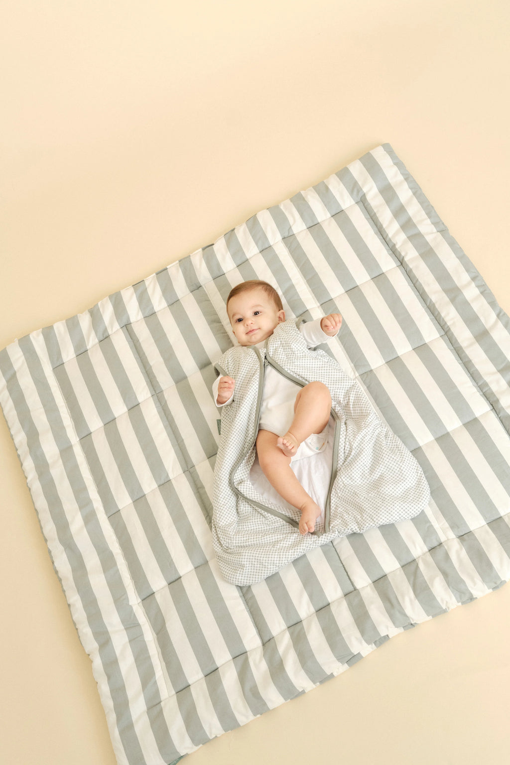 MolisandCo TOG 1.0 Saco de dormir sem pés [Vichy Green] * por encomenda