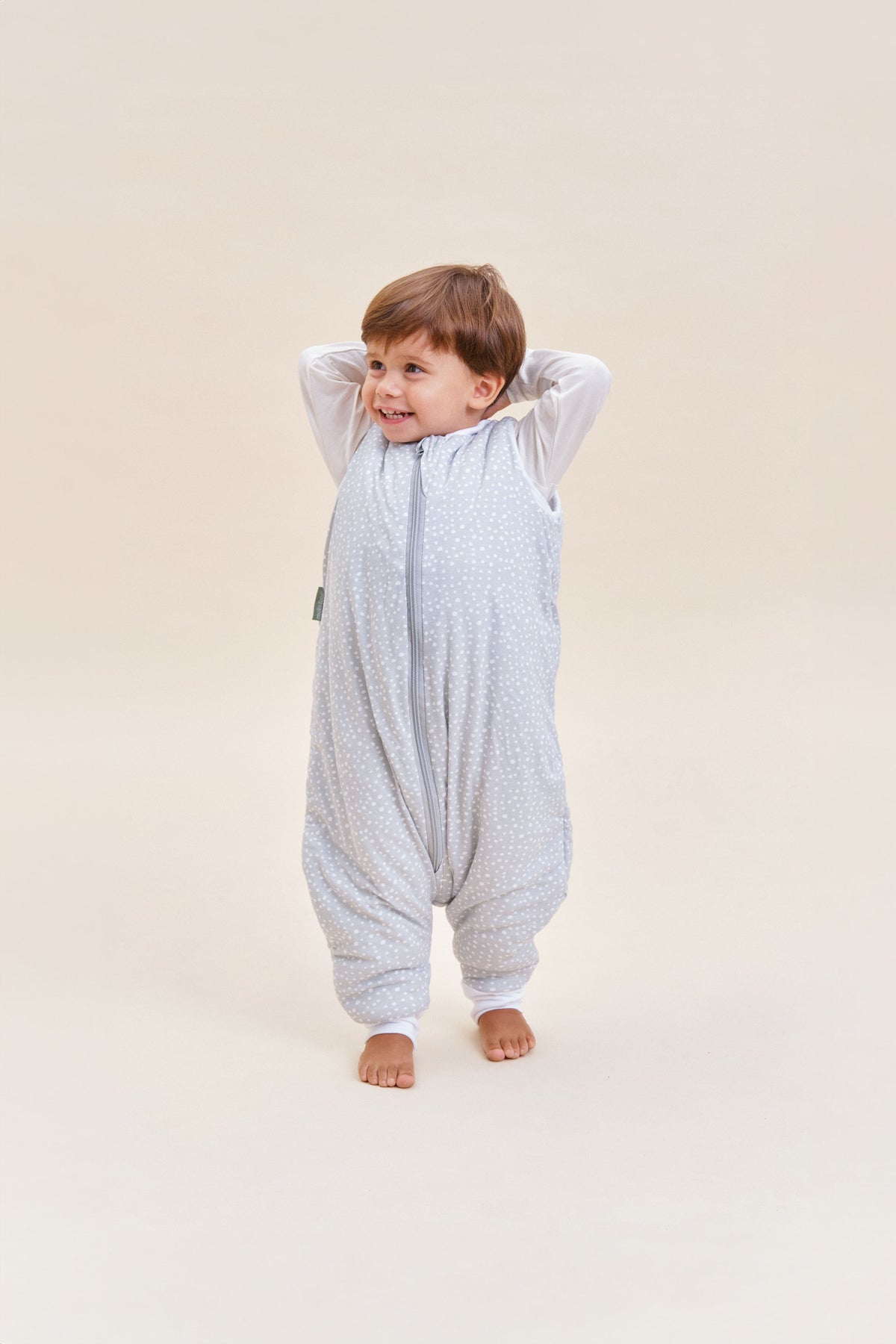 MolisandCo TOG 2.5 Saco de dormir com pés Grey Print