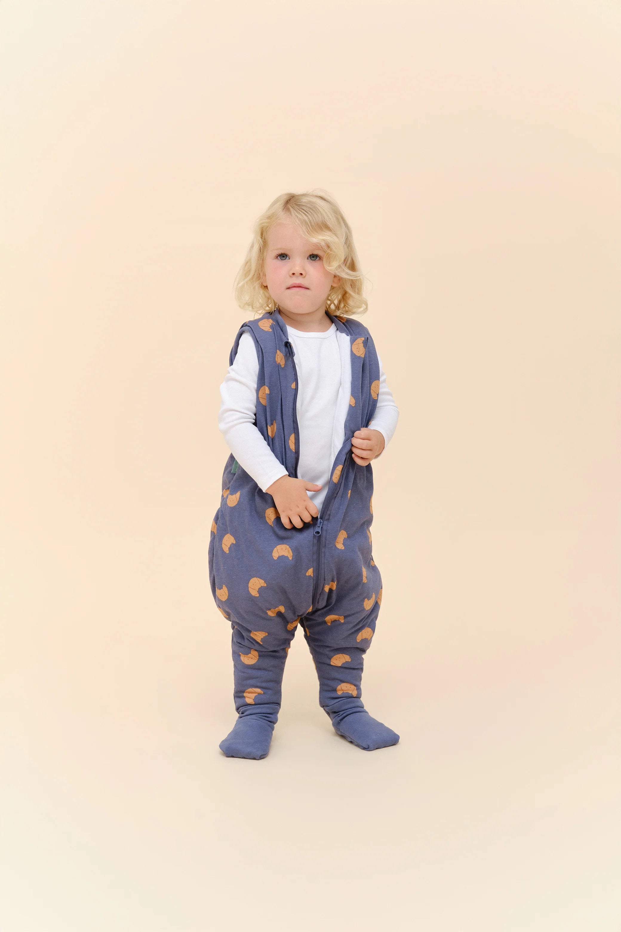 MolisandCo TOG 2.5 Saco de dormir com pés [Croissants] * por encomenda